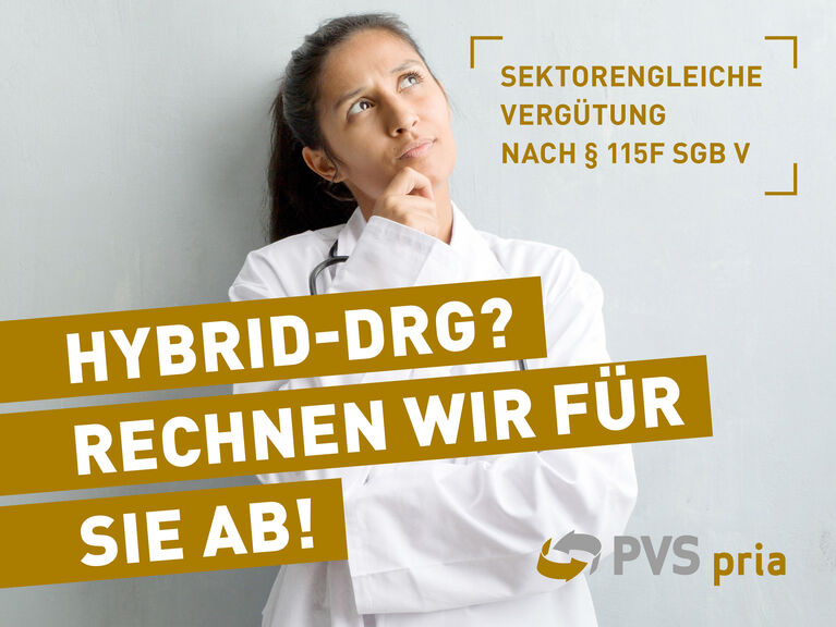 Hybrid-DRG? Rechnen wir für Sie ab!